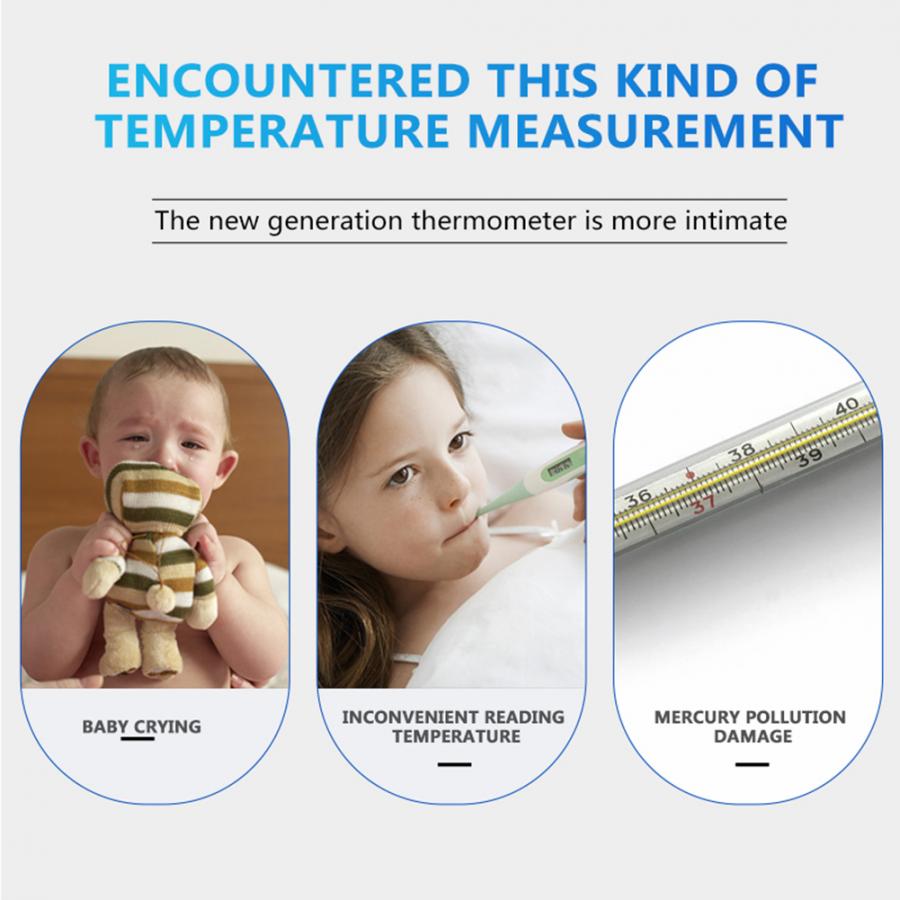 Infrared Digital Thermometer Adult/Kids Body Temperature Meter Non-contact Measurement Tools High Precision Thermometers
