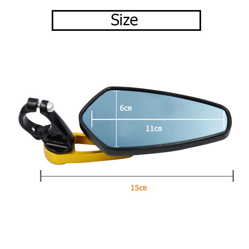 7/8" 22mm Bar End Rear Mirrors Motorcycle Accessories Motorbike Scooters Rearview Mirror Side View Mirrors Moto for Cafe Racer