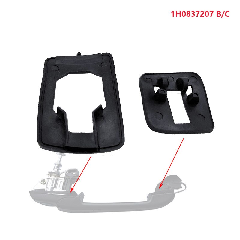 Kit de réparation de serrure de porte de voiture, pour VW Golf III Golf III Variant VENTO 1991-1999 1H0837207C 1H6 827571: Rubber mat
