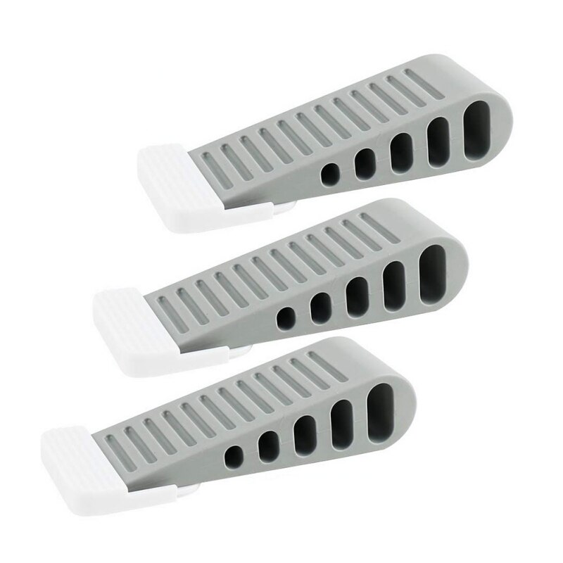 Arrêtoir de porte antidérapant en caoutchouc 3 pièces | Protection de sécurité pour bébé, Anti-Collision, arrêt de porte, accessoires de chambre pour enfants et maison: B