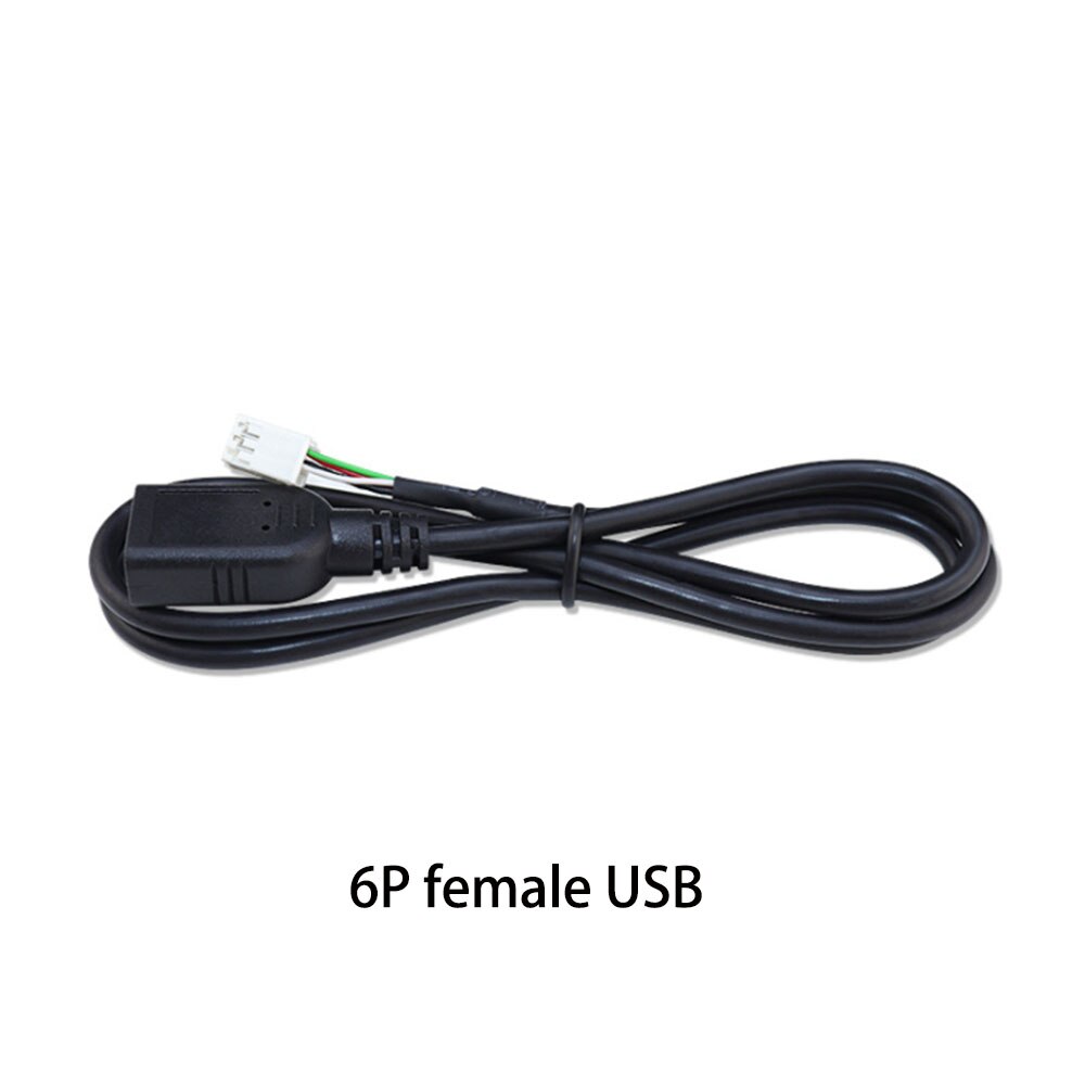 Câble d&#39;alimentation 4G avec antenne GPS, 4 broches, 6 broches, USB 10, RCA, pour Android, Radio multimédia: 6 Pins USB