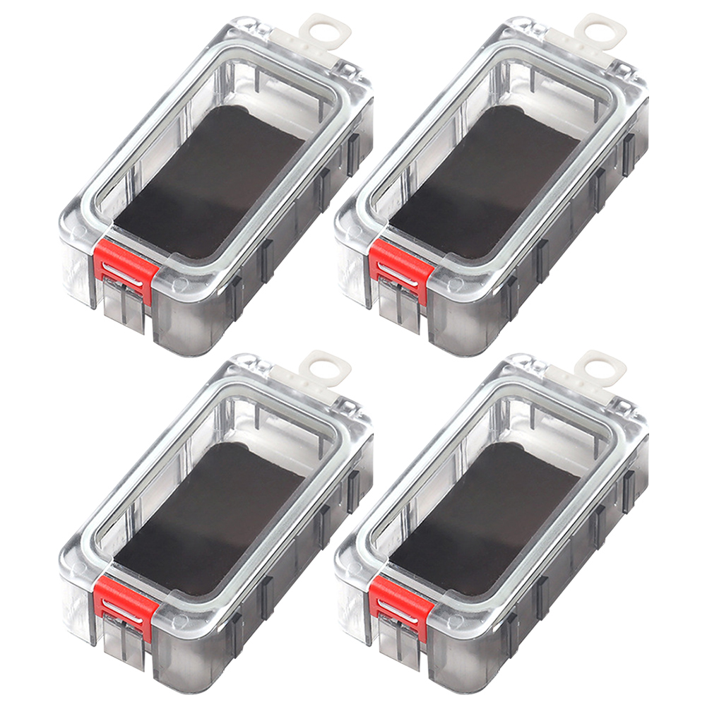 Expandable Fishing Tackle Box Fishing Tool Box with Magnetic Function Fishing Hardware Toolbox Luminous Fishing Accessories: SKY BLUE