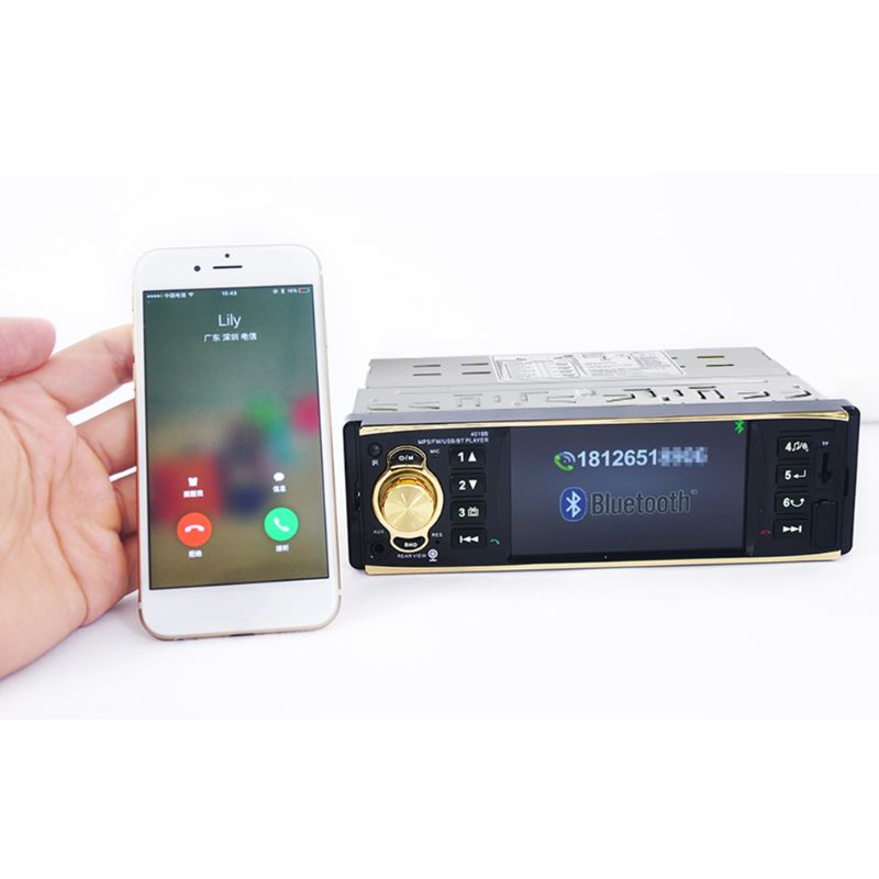 Autoradio 4019B MP5 Player 1 Din HD | 4.1 pouces, 800*480, Bluetooth