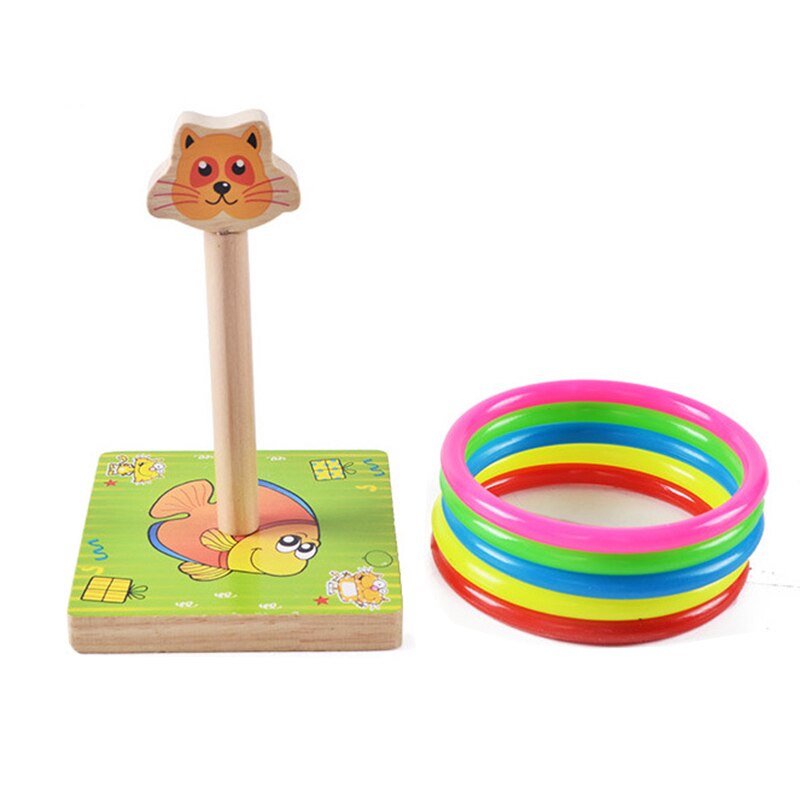 Dier Ring Toss Set Game Gooi Gazon Familie Outdoor Kids & Volwassenen Tuin Fun Speelgoed Konijn Kat Hond Panda Vorm