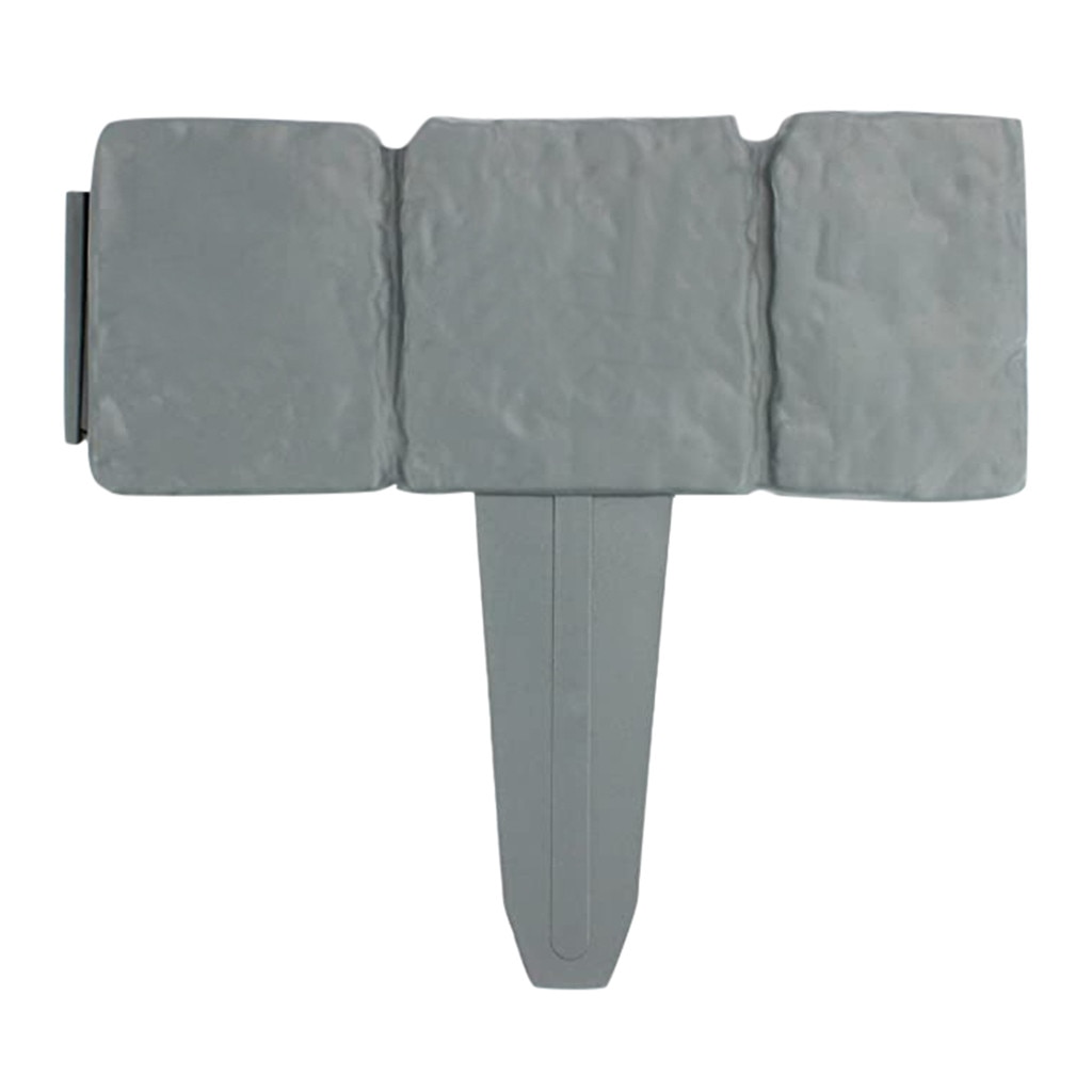 20PCS/Set Garden Lawn Grass Edging Fence Border Panel Plastic Wall Fencing Board Garden Yard Decoration DIY Assemble Garden Deco