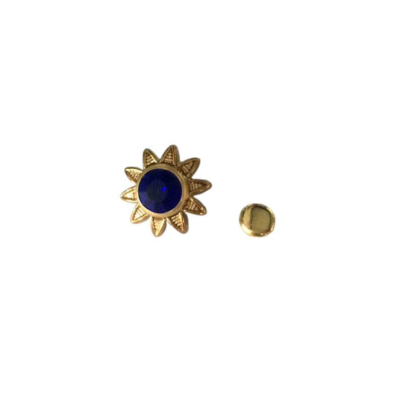XUNZHE-Remaches decorativos de cuero para ropa de alta gama, bolsos, zapatos, fundas de teléfonos móviles, decoración de producción DIY, 40 Uds.: Cobre envejecido