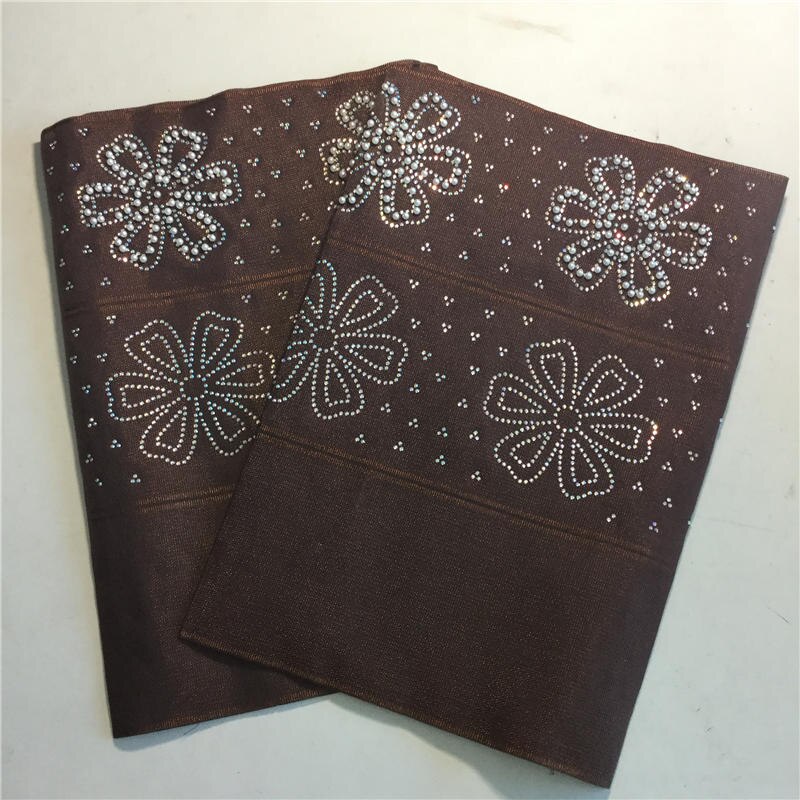 les plus récentes pierres et perles africain aso oke headtie wrapper aso ebi femmes headtie 5 couleurs disponibles gele headtie 30