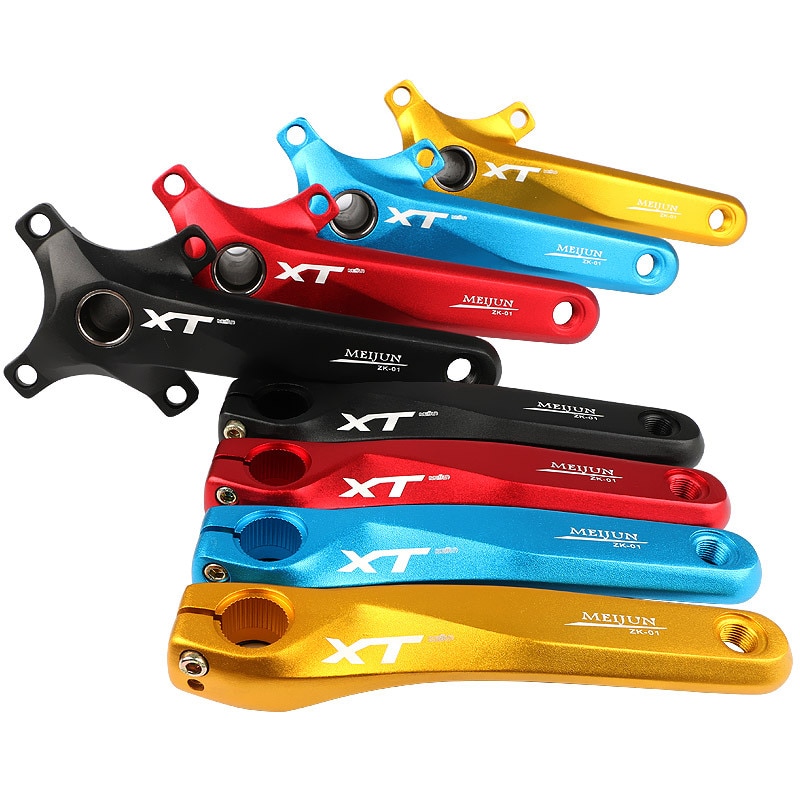 MEIJUN-manivelle de bicyclette à une vitesse, VTT en alliage d'aluminium, XT BCD 104 MM