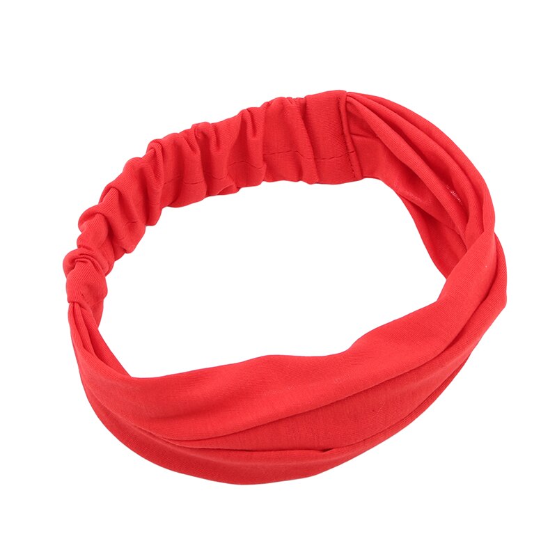 Stof Elastische Yoga Hoofdband Effen Kleur Brede Haarband Voor Vrouwen Yoga Haarband Sport Hoofdband Haar Accessoires