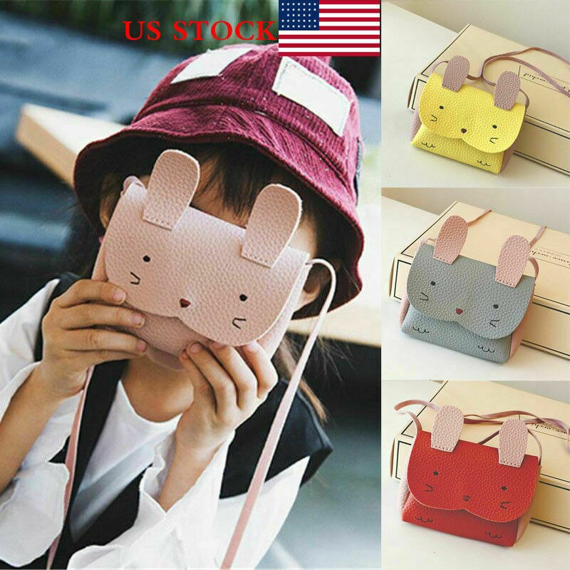 Sød børn håndtaske børn piger dejlig sød kat messenger crossbody skuldertaske taske håndtaske tote