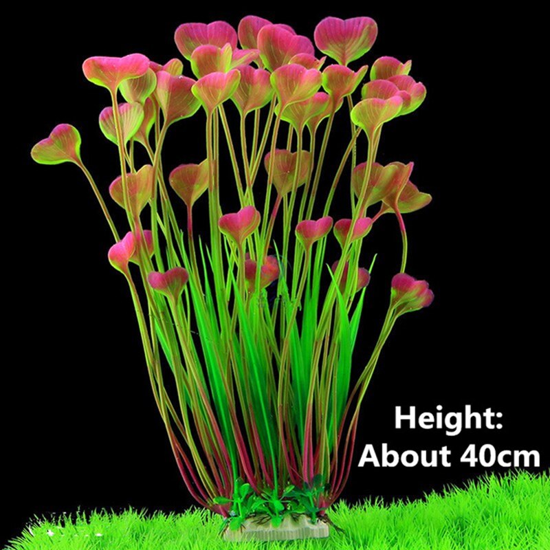 Kunstmatige aquariumplant decoratie aquarium landschapsarchitectuur watergras ornamenten lotusbloem aquatische decoratie aquarium achtergrond