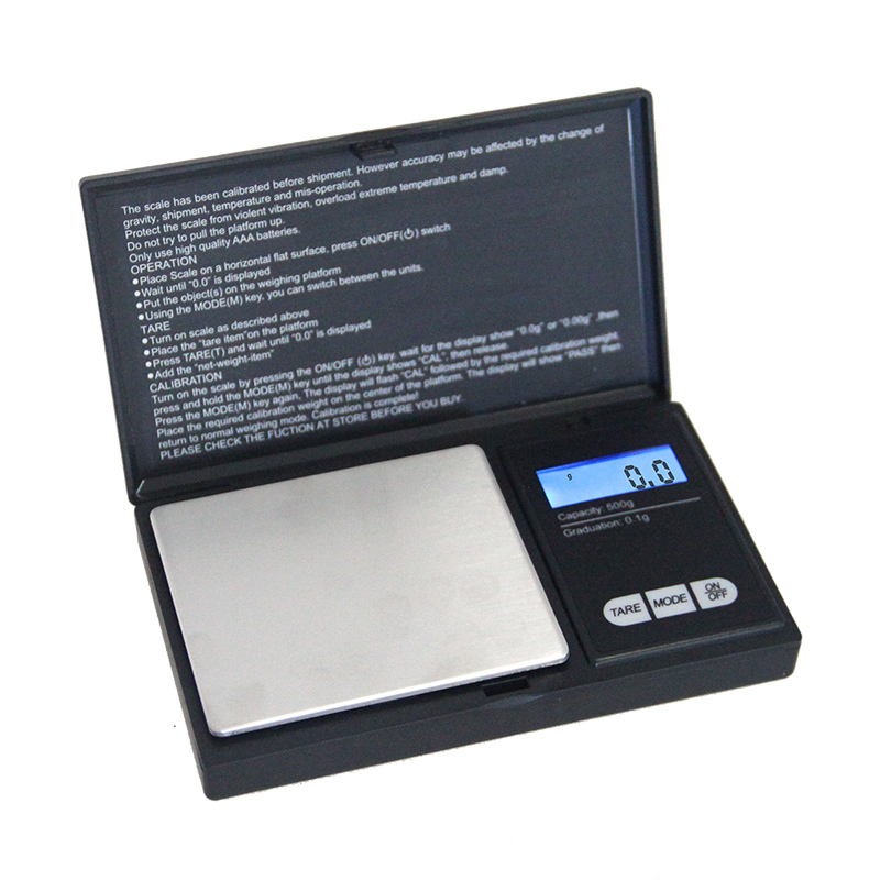 Nieuwe betekenis Mens thermometer Mini Elektronische Weegschaal 500*0.1g Precisie Goud Sieraden Pocket  Weegschaal Schakelaar Eenheden Gereedschap Draagbare Digitale Weegschaal –  Grandado