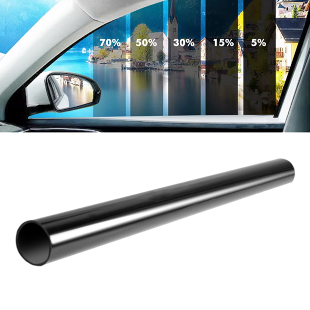 Solfilm för fönster uv-värmereflekterande hemmakontorsglas värme sol uv-skydd solskyddsfilm 3 mx 50cm vlt solfilm för bilkarosser