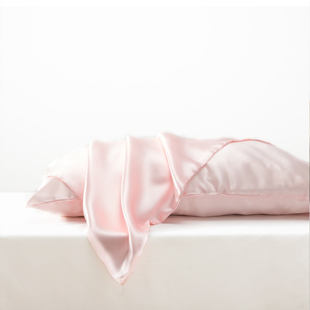 100% Double Silk Pillowcase (48*74CM): light pink