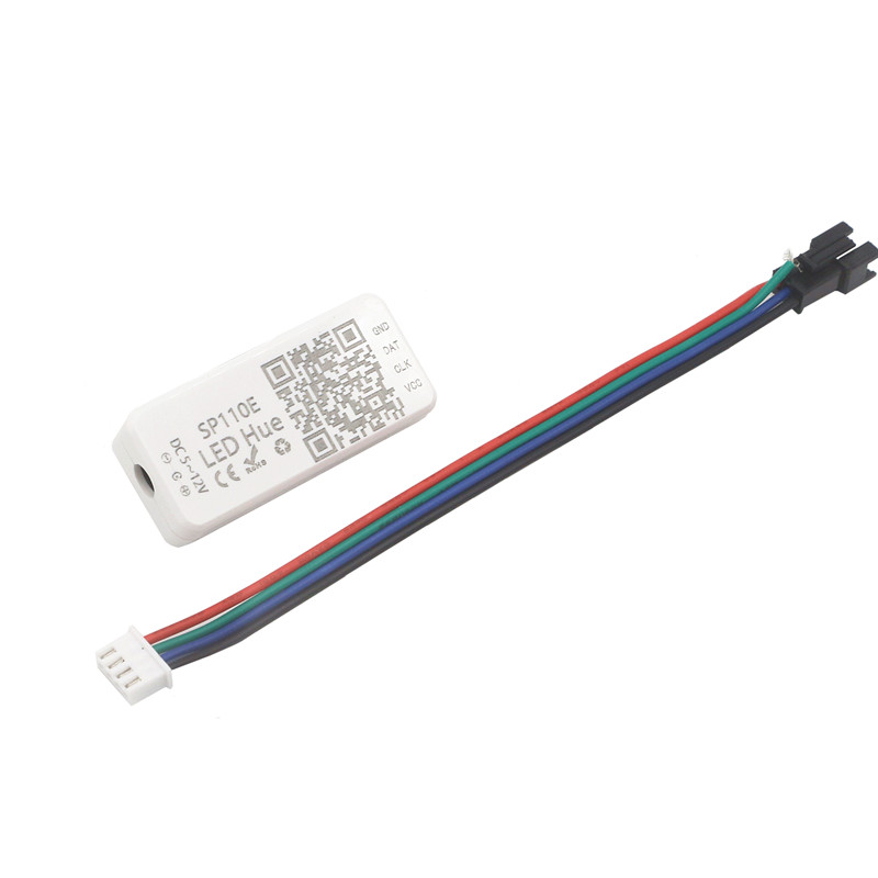 WS2811 WS2812B UCS1903 Full Color Pixel LED Strip Controller DC 5V 12V SP110E SP511E Wireless WIFI Bluetooth RGB Controller