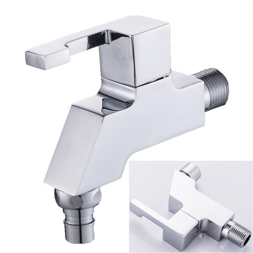 Grifo de cocina de aleación de Zinc G1/2, grifería de agua fría única para lavabo, fregona creativa para piscina, grifo para balcón