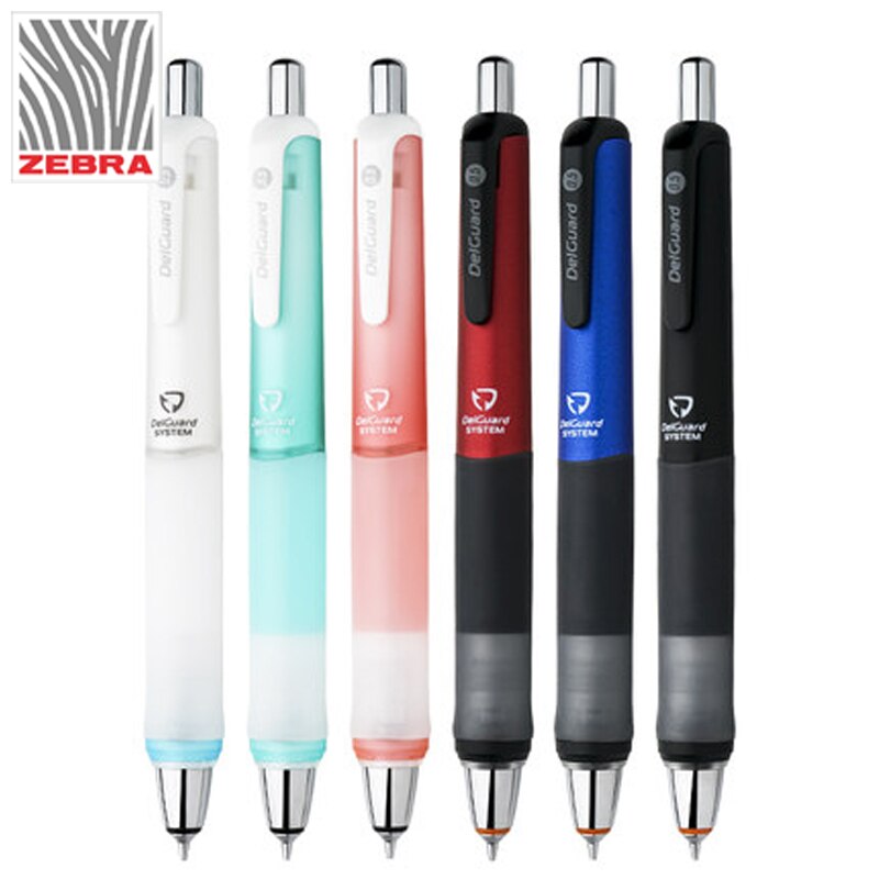 Kit de lápis japonês zebra para pintura contínua ma93, lápis móvel antifadiga, com cola macia e retenção, 1 peça