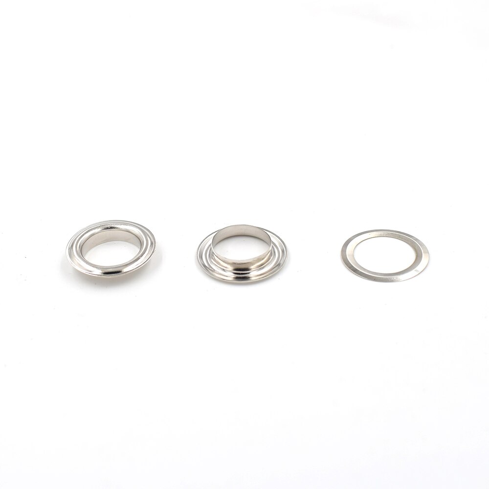 50 Sets Oogjes Binnendiameter 18 Mm Oogjes Metalen Gat Metalen Touw Gat Knop Mallen Knop Gereedschap Snaps Holle Klinknagels
