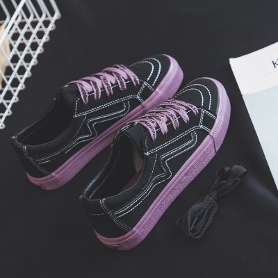 Kvinder fritidssko blandede farver snøre dame sneakers tenis feminino zapatillas deportivas mujer chaussure femme 35-40
