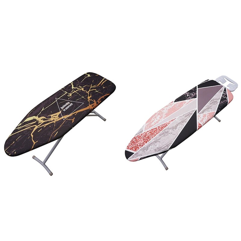2pc 140 x 50cm tyg marmor strykbrädskydd skyddande press järn fällning 1 & 4