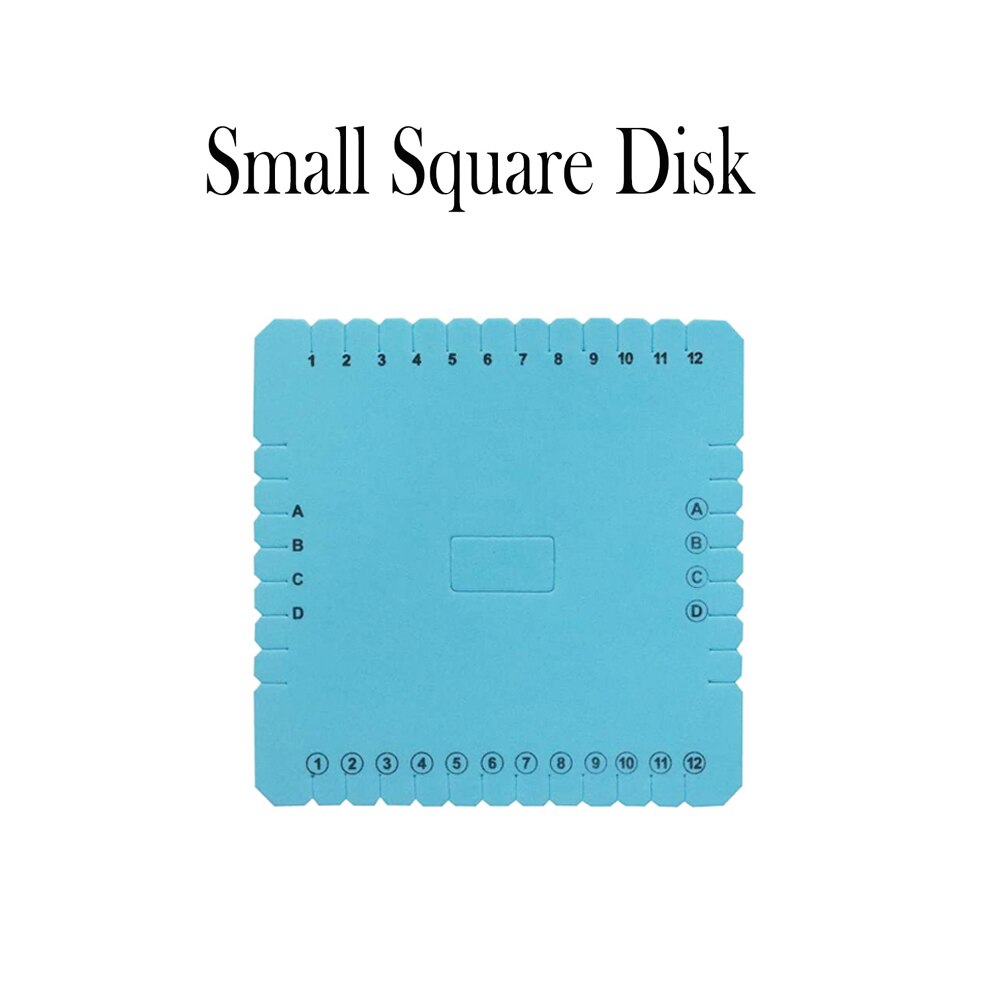 Braiding Disk Round Square Kumihimo Beading Cord Disc Braiding Braided Plate DIY Bracelet Loom Weaving Board Craft Tools: No9
