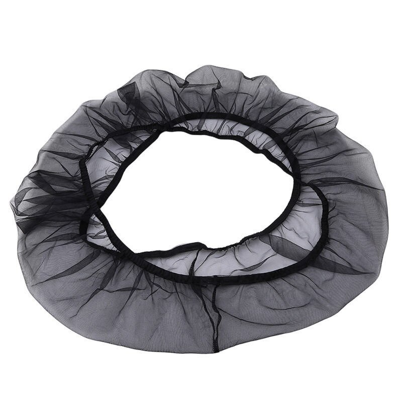 Easy Cleaning Bird Cage Covers Mesh Seed Catcher Guard Bird Cage Net Shell Skirt Dust-proof Airy Mesh Parrot Cage Cover 2 Sizes: Black / L