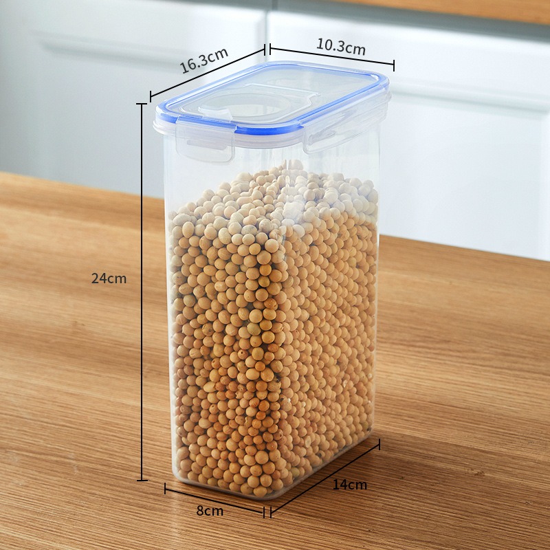 Luftdichtes Vorratsglas für sterben Küche – Insekten- und feuchtigkeitsbeständiger Behälter für Getreide, Mehl und verschiedene Trockenwaren: verrotten