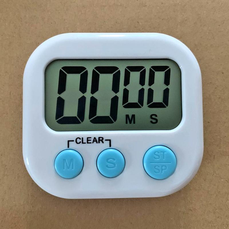 Elektronische Stopwatch Koken Screen Timer Lcd Digitale Display Magnetische Countdown Klok Met Stand Voor Keuken Accessoires