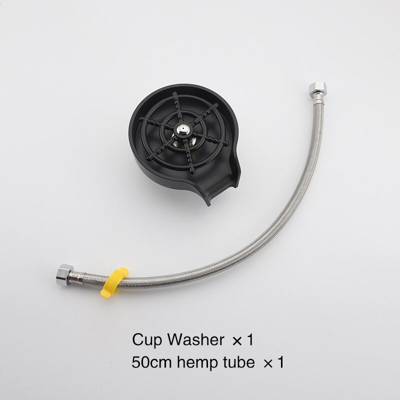 Bar Cup Washer Sink High Pressure Spray Wash Automatic Glass Cup Washer Coffee Shop Bar KTV Commercial Household Sprinkler: 50cmtube