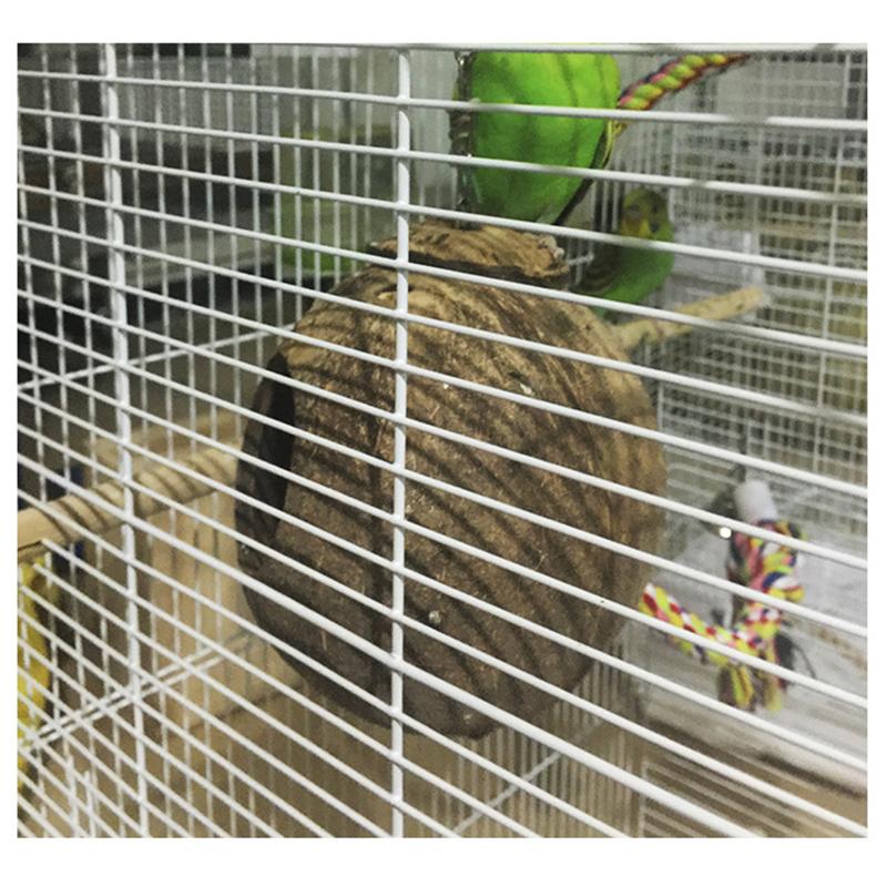 1pc Bird Nest Coconut Shell Nest House Bird Cage Toy for Budgerigar