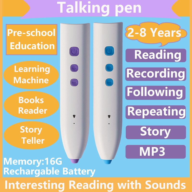 Kids smart learning Machine Sound Pen OEM factory