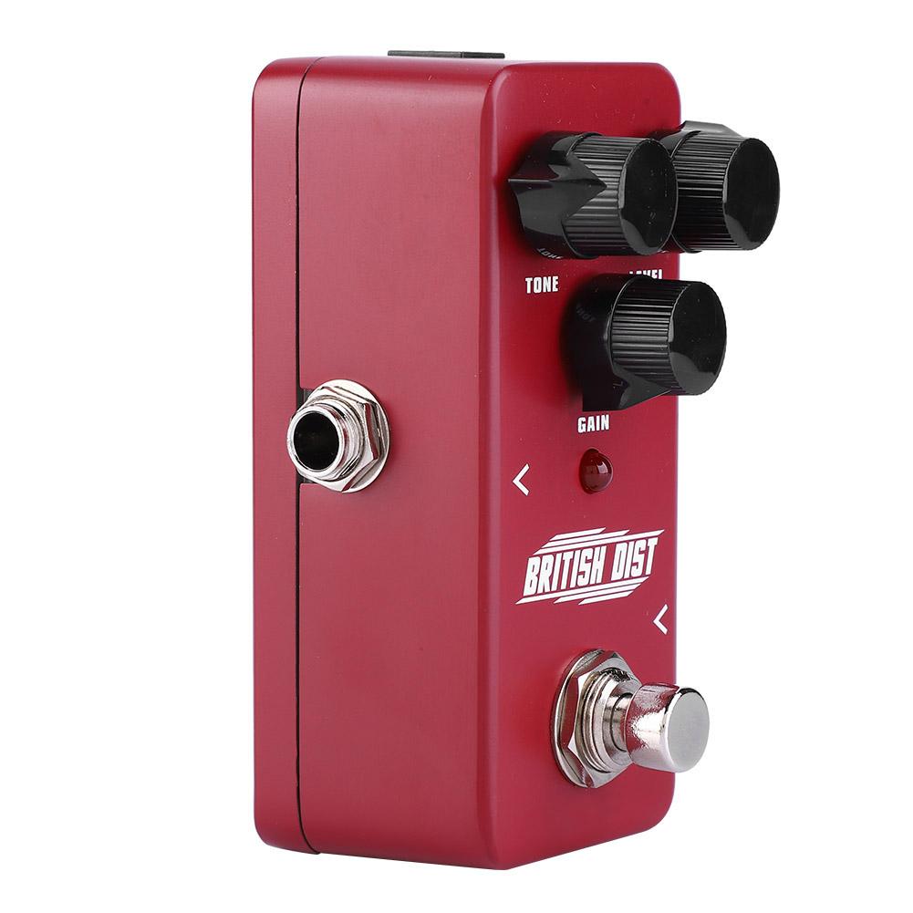 NUX Twinote British Dist Mini Distortion Effect LED light indicates Guitar Effect for Electric Guitar Accessories