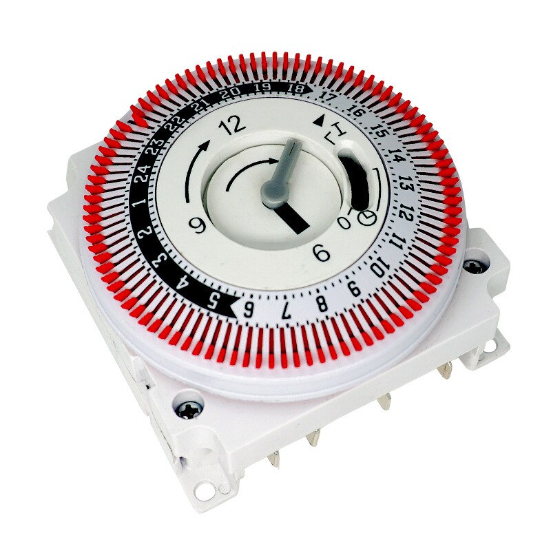 24 Hours Timing Switch Multi-functional Mechanical Timer Industrial Timing Device Switch Protect Panel Timer Supplies