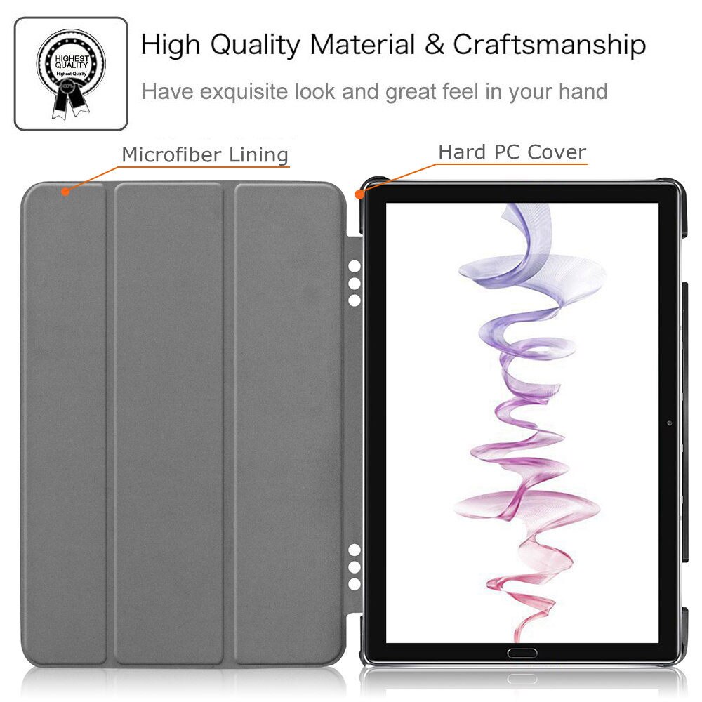 IBuyiWin magnetyczny inteligentny PU skórzany pokrowiec do Huawei MediaPad M6 10.8 cal Tablet Funda pokrywa dla Huawei M6 Pro 10.8 "+ Film + długopis