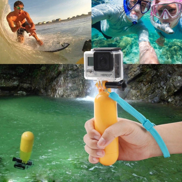 Camera Selfie Stok Accessoires Duiken Floaty Bobber Floating Hand Grip Handheld Stick Monopod LFX-ING