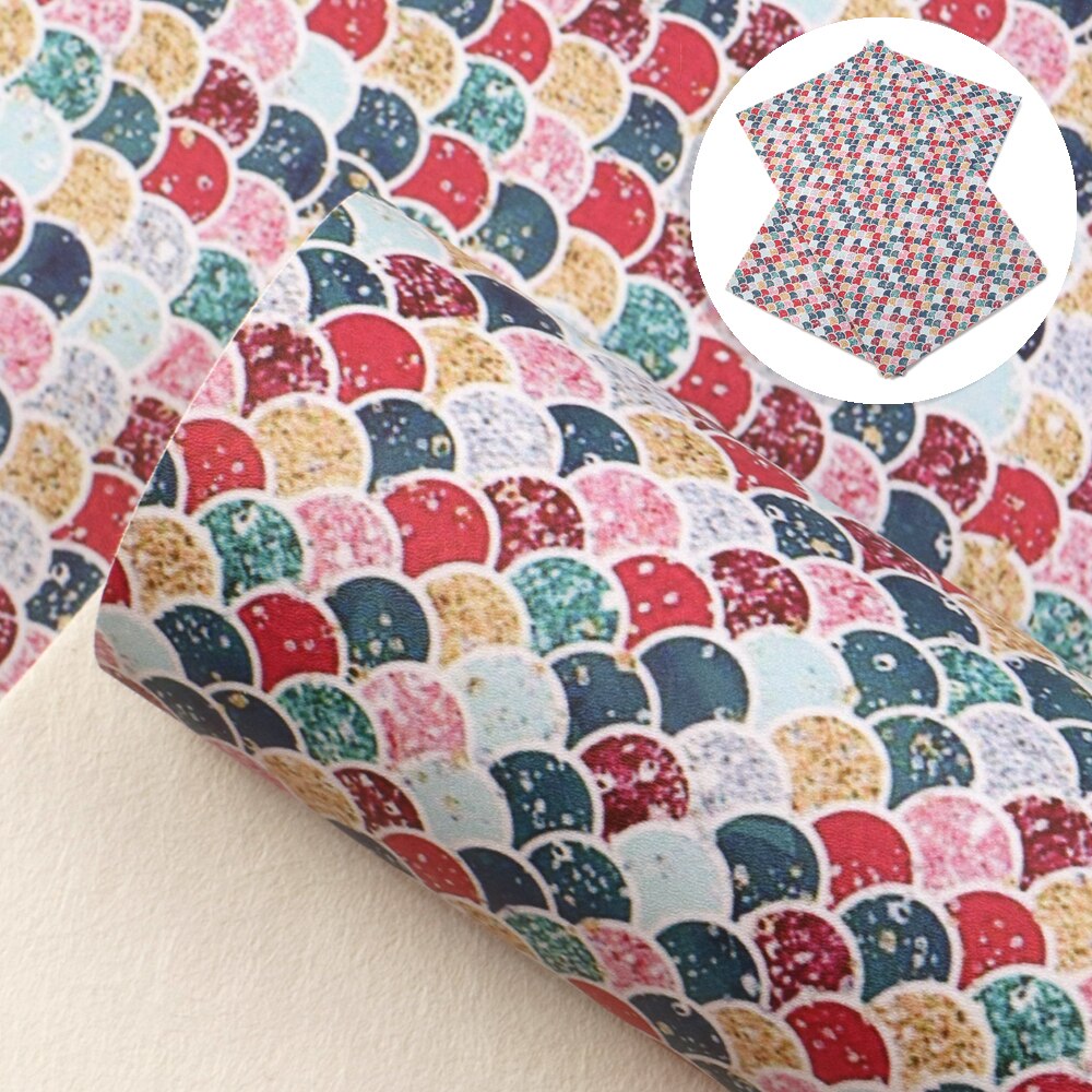 David accessories 20*34cm back to school syntetisk læder patchwork til hår sløjfe taske pung telefon cover gør det selv ,1 yc 10409: 1100771028