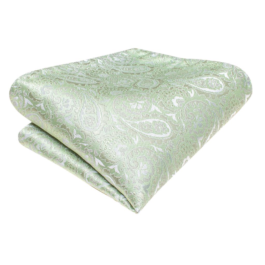 Corbatas de Cachemira verde salvia para hombre, conjunto de corbata para de boda, gemelos a mano, , , 2022