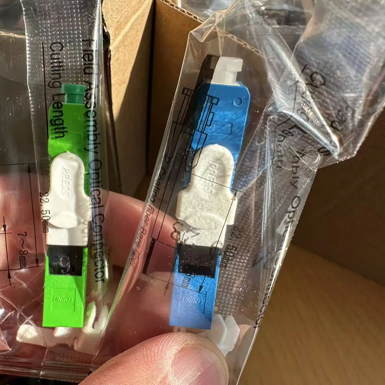 ESC250D Fast Connector SC UPC APC Fiber Optic Quick Connector FTTH Tool Kit For Fiber Optic Monomodo Network Installation