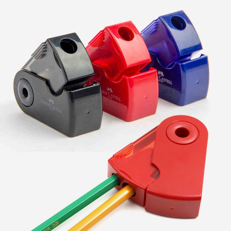 Push Pull Pencil Sharpener Double &amp; Single Hole Multifunctional Student School Office Stationery Mechanical Sharpeners