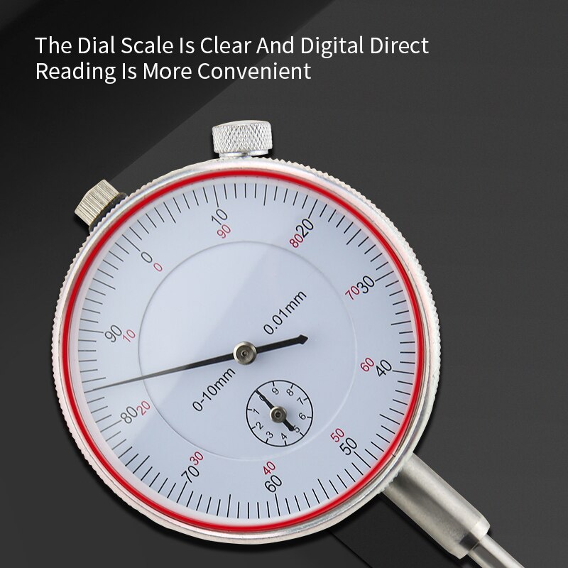 0.01mm Resolution Dial indicator Magnetic table Holder stand Dial Gauge Universal Magnetic Stand Base Indicator Measurement Tool