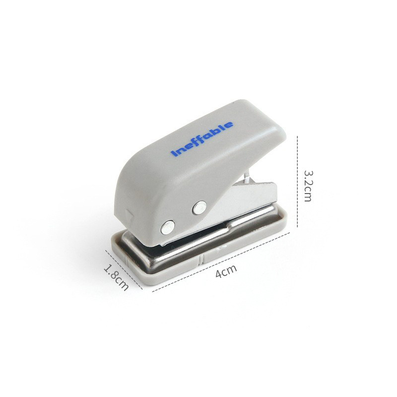Mini Hole Punch Portable 6mm Pore Diameter Metal Single Handheld Hole Paper Notebook Binding Stationery Hole Punch Hand Tools: A