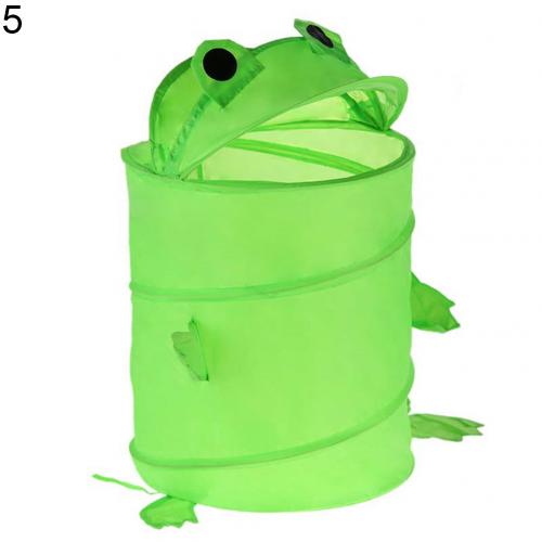 Cute Cartoon Animal Folding Bucket Dirty Laundry Basket Toy Storage Bucket Dirty Clothes Container Foldable Laundry Storage Buck: 5