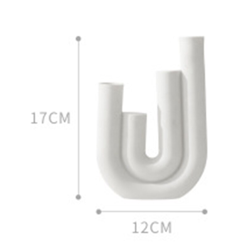 Sostenedor de vela de soporte para velas de cerámica minimalista soporte para candelita Tipo de Escritorio blanco Irregular