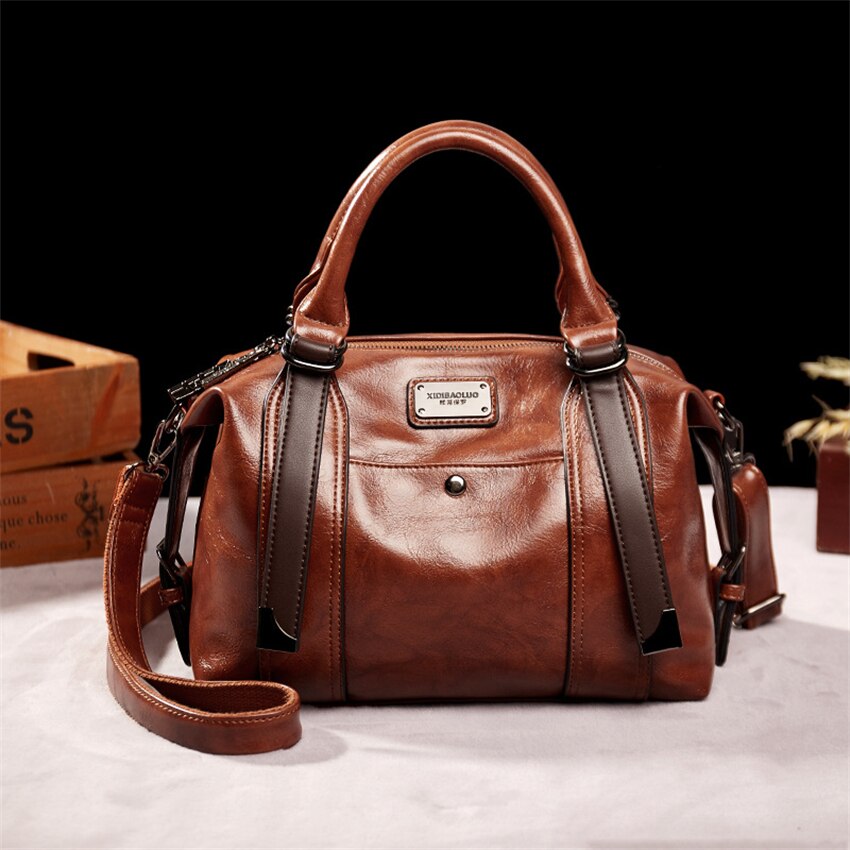 2022 damen-umhängetaschen aus pu-leder, ipad-tasche für damen, crossbody-taschen: Braun