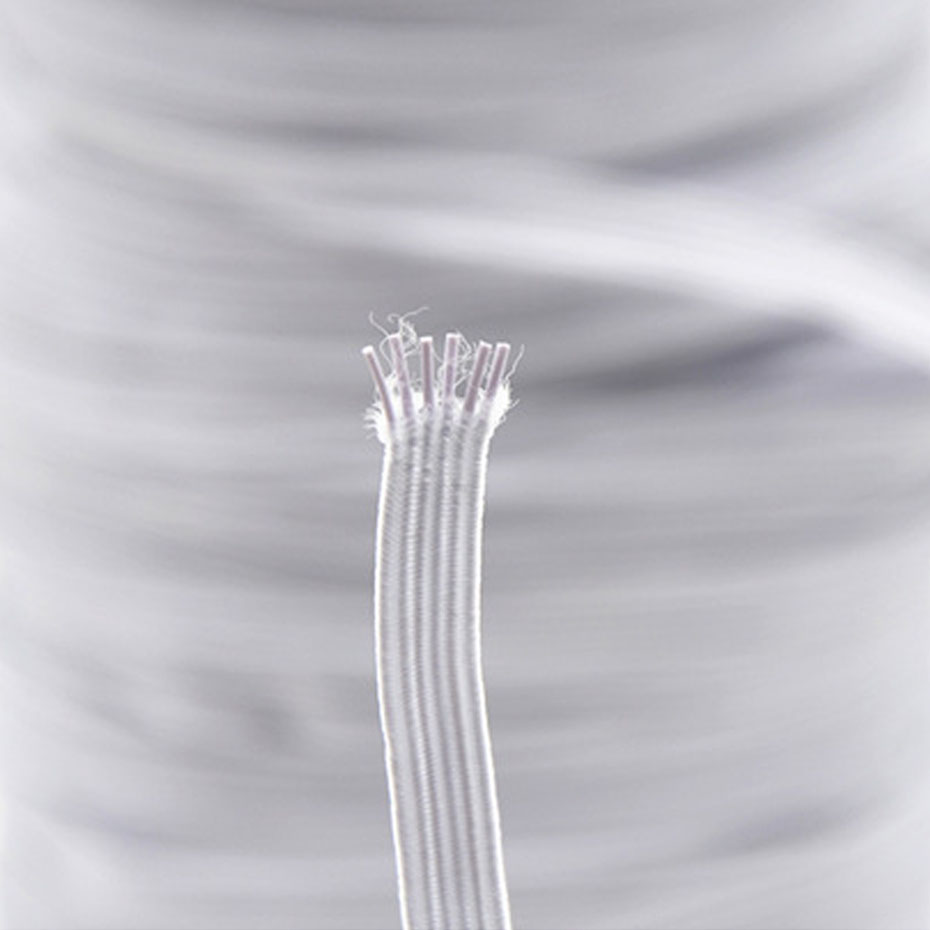 10 Yards/20 Yards 3mm Stretching Elastic Bands For Clothes Sewing White Black Rubber Band DIY Garment Accessories