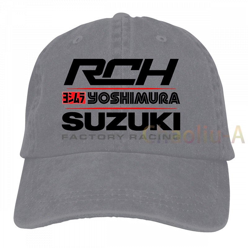 Suzuki Yoshimura Racer Japan Gsx Gsxr Rch Suzuki Baseball cap men women Trucker Hats adjustable cap: 2-Gray