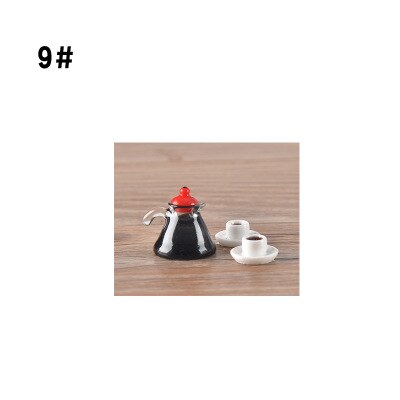Espresso Accessories Coffee Decorate Mini Coffee Milk Cup Tamper Grinder Ornament Cafe Lovers Barista Model: 9