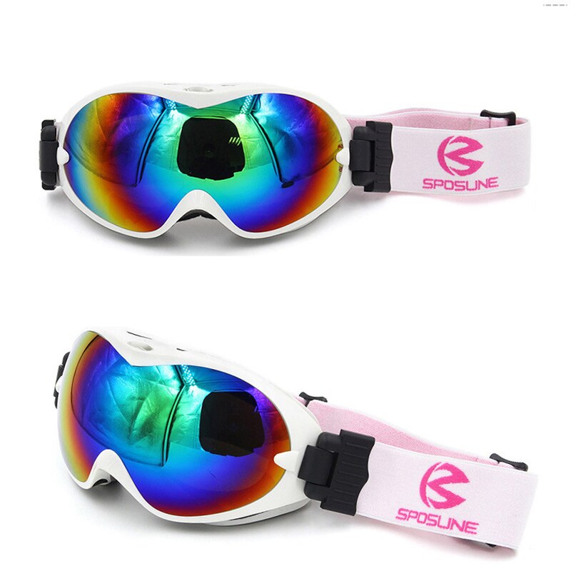 Børn sne skibriller til drenge piger anti-dug  uv400 dobbelt linse vinter snowboard briller googles ski brille børn ski briller