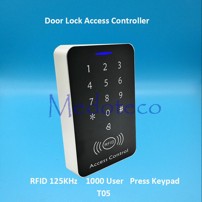 125Khz Rfid Access Control System Card Door Lock Controller Keypad Door Access Controller: No Keyfobs