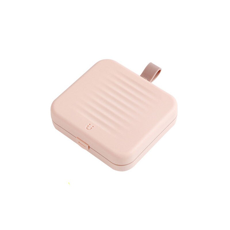 Portable Travel Sewing Box set Storage Box Small Multifunction Magnetic Sewing Kit Household Handmade Sewing Accessories: Pink